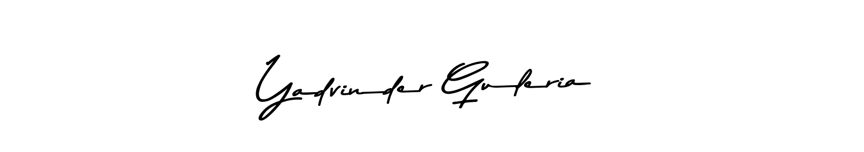 Make a beautiful signature design for name Yadvinder Guleria. With this signature (Asem Kandis PERSONAL USE) style, you can create a handwritten signature for free. Yadvinder Guleria signature style 9 images and pictures png