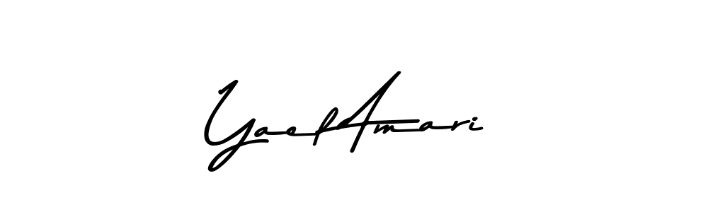Create a beautiful signature design for name Yael Amari. With this signature (Asem Kandis PERSONAL USE) fonts, you can make a handwritten signature for free. Yael Amari signature style 9 images and pictures png