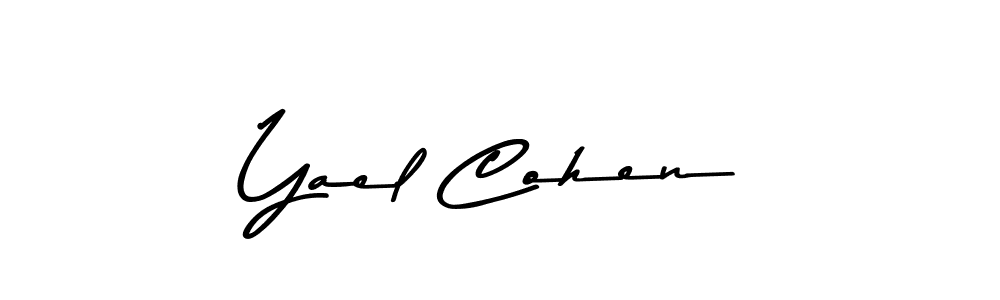 Make a beautiful signature design for name Yael Cohen. With this signature (Asem Kandis PERSONAL USE) style, you can create a handwritten signature for free. Yael Cohen signature style 9 images and pictures png