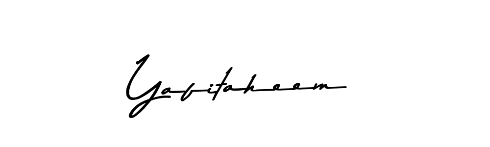 Asem Kandis PERSONAL USE is a professional signature style that is perfect for those who want to add a touch of class to their signature. It is also a great choice for those who want to make their signature more unique. Get Yafitaheem name to fancy signature for free. Yafitaheem signature style 9 images and pictures png
