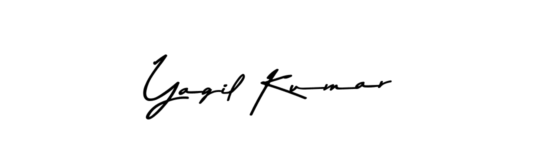 Similarly Asem Kandis PERSONAL USE is the best handwritten signature design. Signature creator online .You can use it as an online autograph creator for name Yagil Kumar. Yagil Kumar signature style 9 images and pictures png