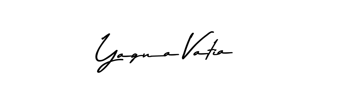 The best way (Asem Kandis PERSONAL USE) to make a short signature is to pick only two or three words in your name. The name Yagna Vatia include a total of six letters. For converting this name. Yagna Vatia signature style 9 images and pictures png