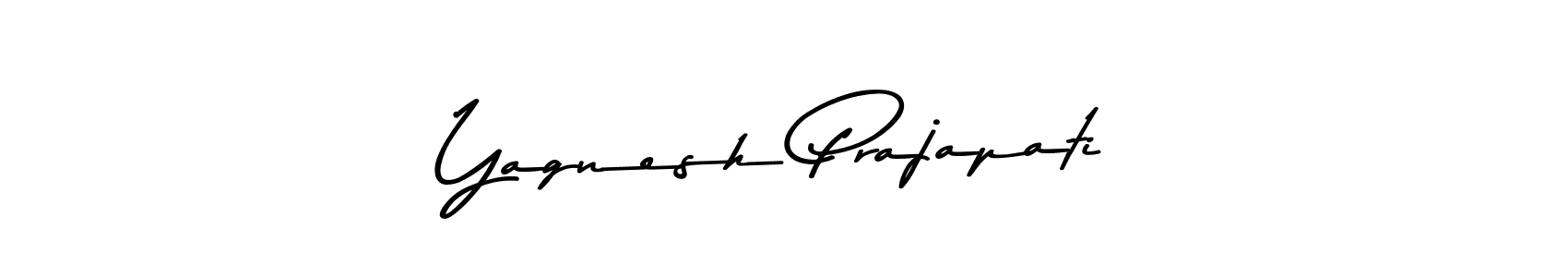 Design your own signature with our free online signature maker. With this signature software, you can create a handwritten (Asem Kandis PERSONAL USE) signature for name Yagnesh Prajapati. Yagnesh Prajapati signature style 9 images and pictures png