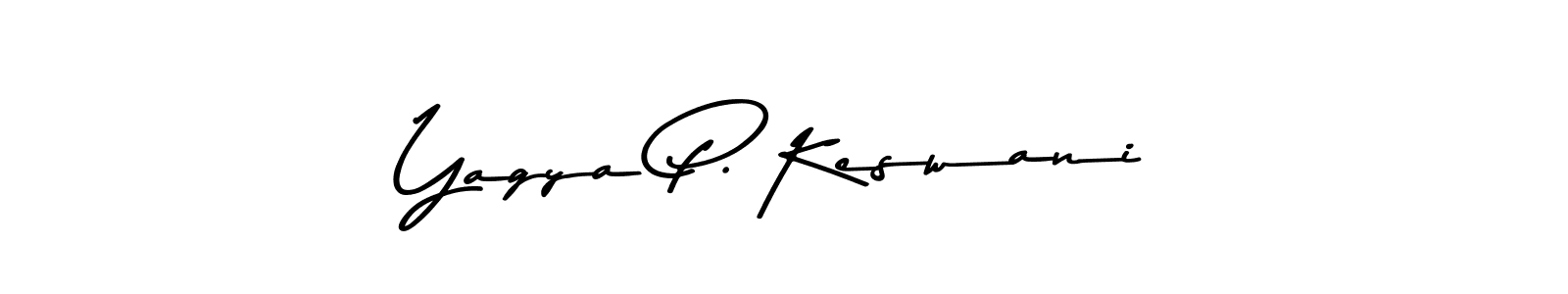 You can use this online signature creator to create a handwritten signature for the name Yagya P. Keswani. This is the best online autograph maker. Yagya P. Keswani signature style 9 images and pictures png