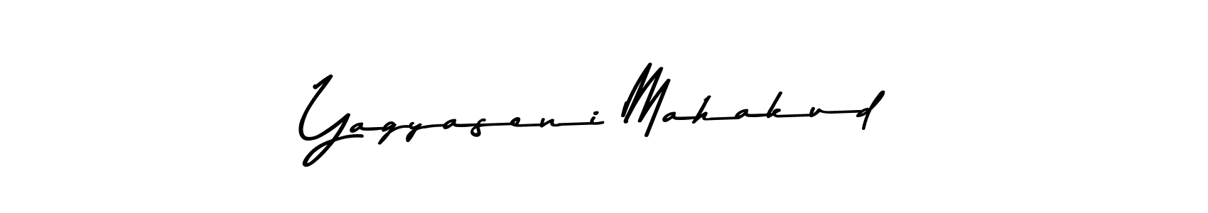 The best way (Asem Kandis PERSONAL USE) to make a short signature is to pick only two or three words in your name. The name Yagyaseni Mahakud include a total of six letters. For converting this name. Yagyaseni Mahakud signature style 9 images and pictures png