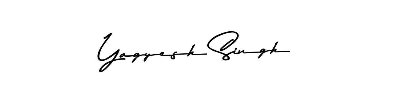 How to make Yagyesh Singh signature? Asem Kandis PERSONAL USE is a professional autograph style. Create handwritten signature for Yagyesh Singh name. Yagyesh Singh signature style 9 images and pictures png