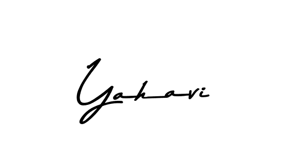 Make a beautiful signature design for name Yahavi. With this signature (Asem Kandis PERSONAL USE) style, you can create a handwritten signature for free. Yahavi signature style 9 images and pictures png