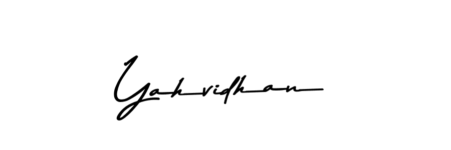 Design your own signature with our free online signature maker. With this signature software, you can create a handwritten (Asem Kandis PERSONAL USE) signature for name Yahvidhan. Yahvidhan signature style 9 images and pictures png