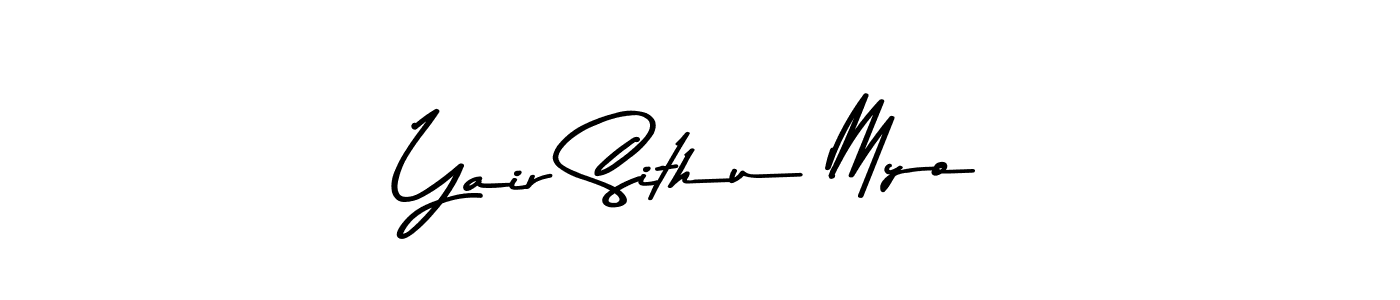 Make a beautiful signature design for name Yair Sithu Myo. Use this online signature maker to create a handwritten signature for free. Yair Sithu Myo signature style 9 images and pictures png