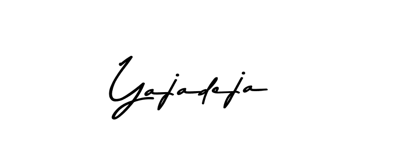 Here are the top 10 professional signature styles for the name Yajadeja. These are the best autograph styles you can use for your name. Yajadeja signature style 9 images and pictures png