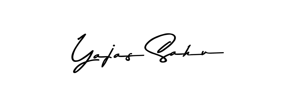 Use a signature maker to create a handwritten signature online. With this signature software, you can design (Asem Kandis PERSONAL USE) your own signature for name Yajas Sahu. Yajas Sahu signature style 9 images and pictures png