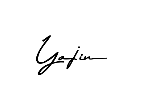 Create a beautiful signature design for name Yajin. With this signature (Asem Kandis PERSONAL USE) fonts, you can make a handwritten signature for free. Yajin signature style 9 images and pictures png