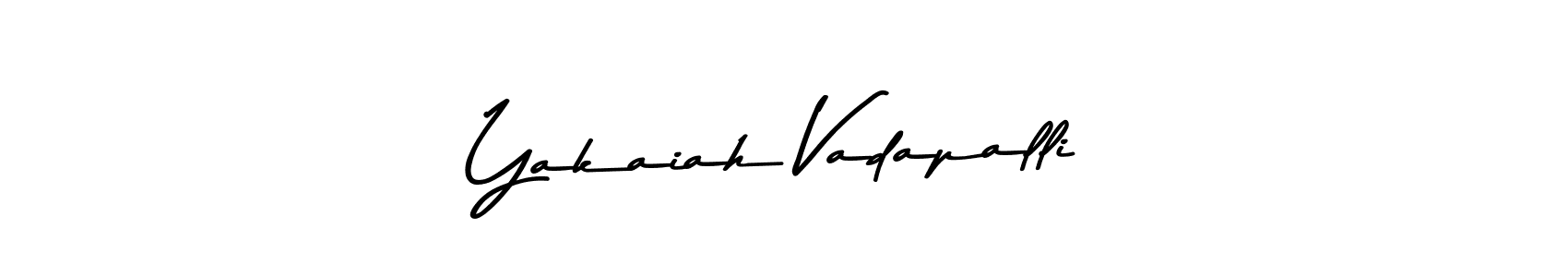 How to make Yakaiah Vadapalli signature? Asem Kandis PERSONAL USE is a professional autograph style. Create handwritten signature for Yakaiah Vadapalli name. Yakaiah Vadapalli signature style 9 images and pictures png