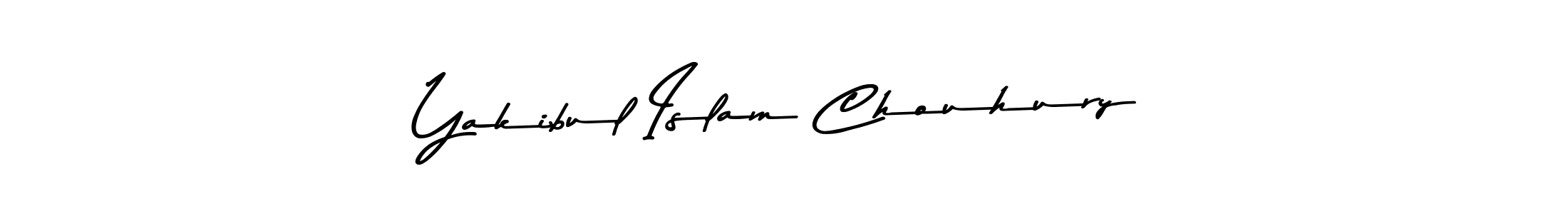 Design your own signature with our free online signature maker. With this signature software, you can create a handwritten (Asem Kandis PERSONAL USE) signature for name Yakibul Islam Chouhury. Yakibul Islam Chouhury signature style 9 images and pictures png