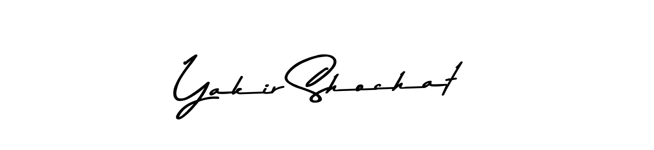 Use a signature maker to create a handwritten signature online. With this signature software, you can design (Asem Kandis PERSONAL USE) your own signature for name Yakir Shochat. Yakir Shochat signature style 9 images and pictures png