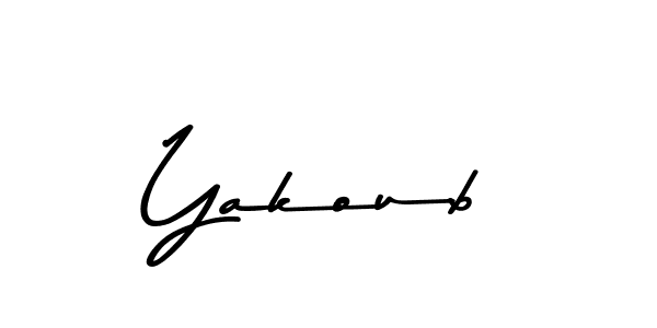 Design your own signature with our free online signature maker. With this signature software, you can create a handwritten (Asem Kandis PERSONAL USE) signature for name Yakoub. Yakoub signature style 9 images and pictures png