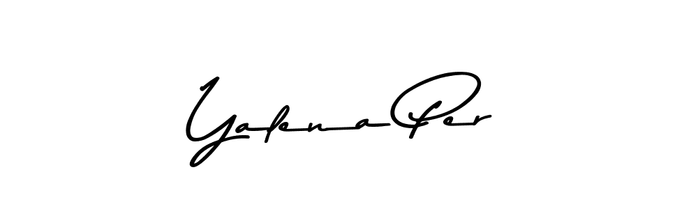 Make a beautiful signature design for name Yalena Per. Use this online signature maker to create a handwritten signature for free. Yalena Per signature style 9 images and pictures png