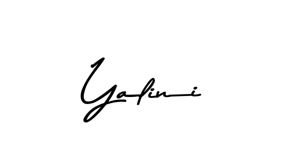 Yalini stylish signature style. Best Handwritten Sign (Asem Kandis PERSONAL USE) for my name. Handwritten Signature Collection Ideas for my name Yalini. Yalini signature style 9 images and pictures png