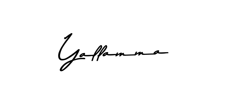 Use a signature maker to create a handwritten signature online. With this signature software, you can design (Asem Kandis PERSONAL USE) your own signature for name Yallamma. Yallamma signature style 9 images and pictures png