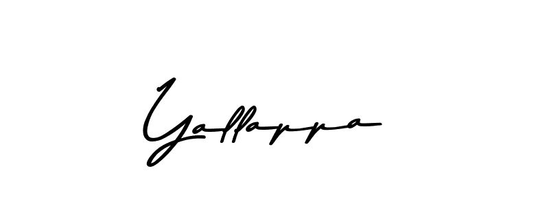Use a signature maker to create a handwritten signature online. With this signature software, you can design (Asem Kandis PERSONAL USE) your own signature for name Yallappa. Yallappa signature style 9 images and pictures png
