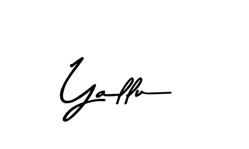 if you are searching for the best signature style for your name Yallu. so please give up your signature search. here we have designed multiple signature styles  using Asem Kandis PERSONAL USE. Yallu signature style 9 images and pictures png