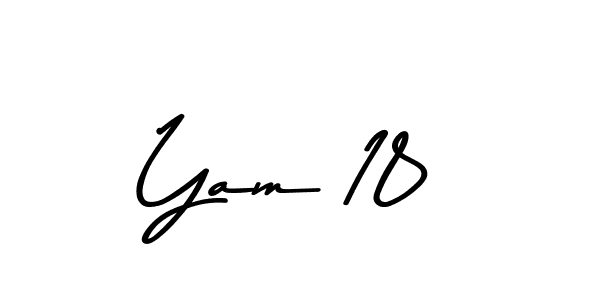 if you are searching for the best signature style for your name Yam 18. so please give up your signature search. here we have designed multiple signature styles  using Asem Kandis PERSONAL USE. Yam 18 signature style 9 images and pictures png