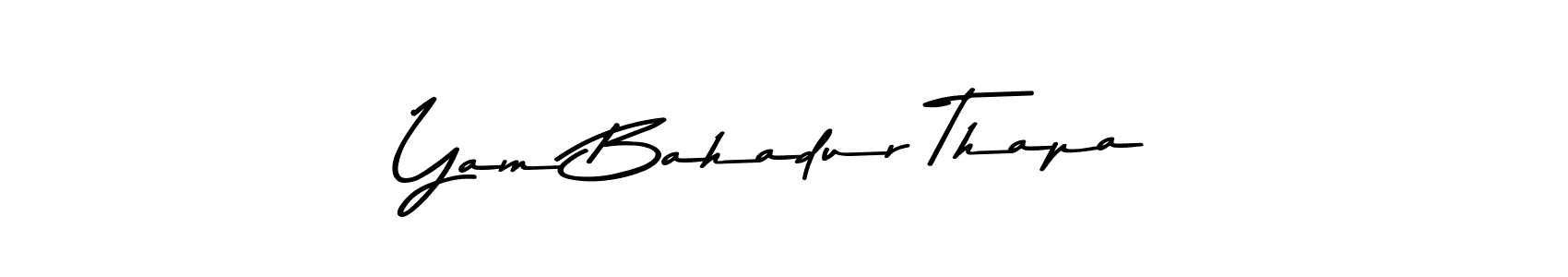 Also You can easily find your signature by using the search form. We will create Yam Bahadur Thapa name handwritten signature images for you free of cost using Asem Kandis PERSONAL USE sign style. Yam Bahadur Thapa signature style 9 images and pictures png