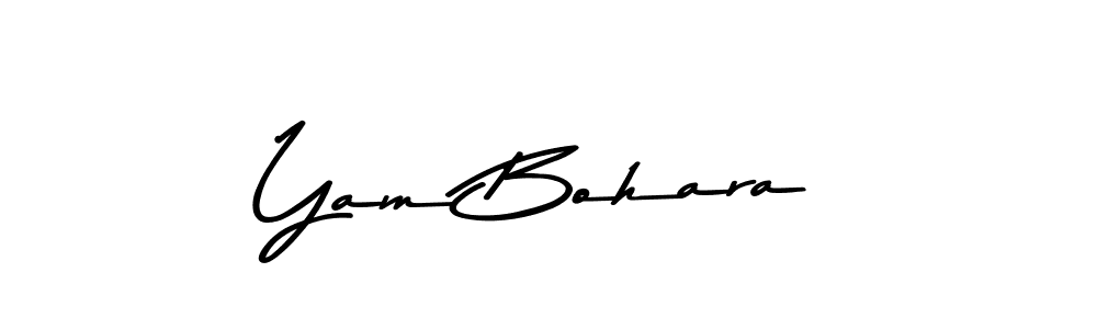 Also we have Yam Bohara name is the best signature style. Create professional handwritten signature collection using Asem Kandis PERSONAL USE autograph style. Yam Bohara signature style 9 images and pictures png