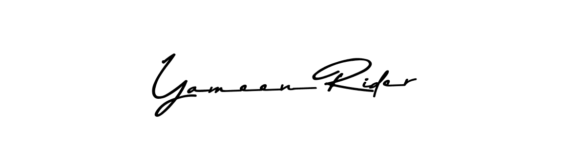 The best way (Asem Kandis PERSONAL USE) to make a short signature is to pick only two or three words in your name. The name Yameen Rider include a total of six letters. For converting this name. Yameen Rider signature style 9 images and pictures png