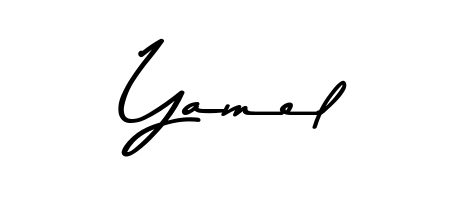 Quickly download Yamel name signature in high-resolution PNG using Asem Kandis PERSONAL USE style. Ready to insert into PDFs and online applications. Yamel signature style 9 images and pictures png