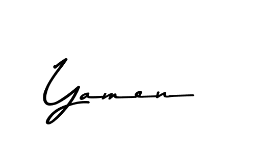 How to make Yamen signature? Asem Kandis PERSONAL USE is a professional autograph style. Create handwritten signature for Yamen name. Yamen signature style 9 images and pictures png