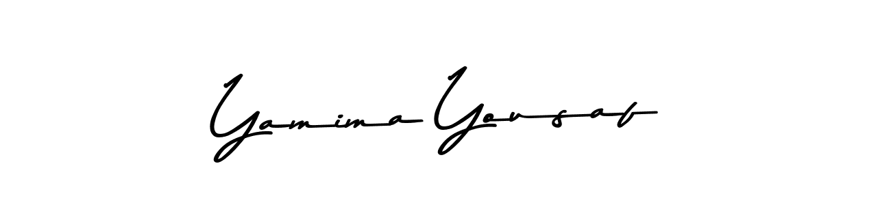 Yamima Yousaf stylish signature style. Best Handwritten Sign (Asem Kandis PERSONAL USE) for my name. Handwritten Signature Collection Ideas for my name Yamima Yousaf. Yamima Yousaf signature style 9 images and pictures png