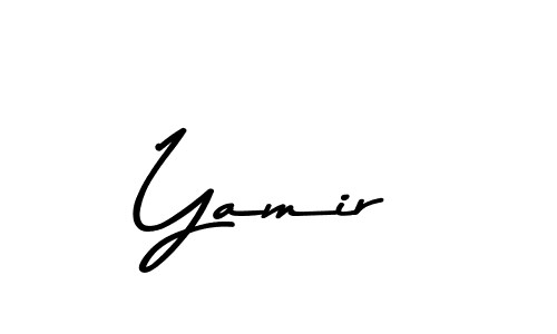 Use a signature maker to create a handwritten signature online. With this signature software, you can design (Asem Kandis PERSONAL USE) your own signature for name Yamir. Yamir signature style 9 images and pictures png