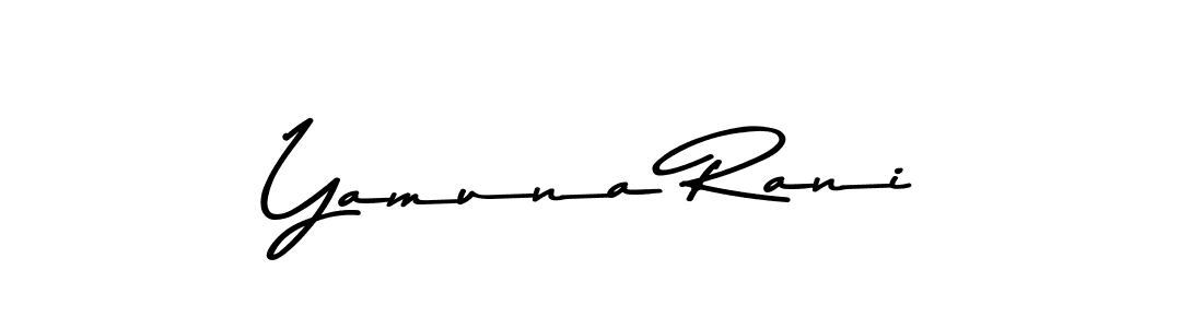 How to make Yamuna Rani signature? Asem Kandis PERSONAL USE is a professional autograph style. Create handwritten signature for Yamuna Rani name. Yamuna Rani signature style 9 images and pictures png