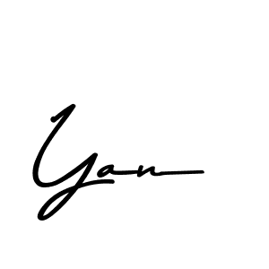 How to make Yan signature? Asem Kandis PERSONAL USE is a professional autograph style. Create handwritten signature for Yan name. Yan signature style 9 images and pictures png