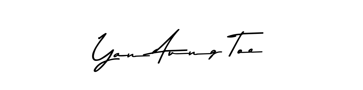 You should practise on your own different ways (Asem Kandis PERSONAL USE) to write your name (Yan Aung Toe) in signature. don't let someone else do it for you. Yan Aung Toe signature style 9 images and pictures png