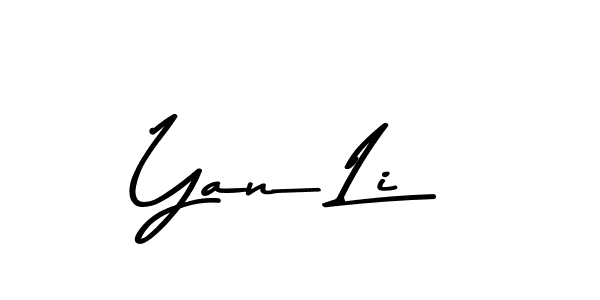 How to make Yan Li name signature. Use Asem Kandis PERSONAL USE style for creating short signs online. This is the latest handwritten sign. Yan Li signature style 9 images and pictures png