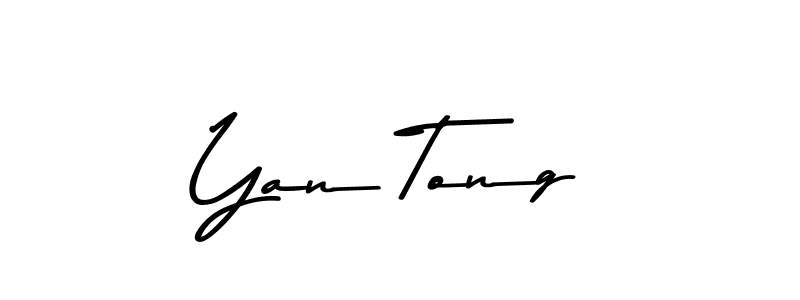 Use a signature maker to create a handwritten signature online. With this signature software, you can design (Asem Kandis PERSONAL USE) your own signature for name Yan Tong. Yan Tong signature style 9 images and pictures png