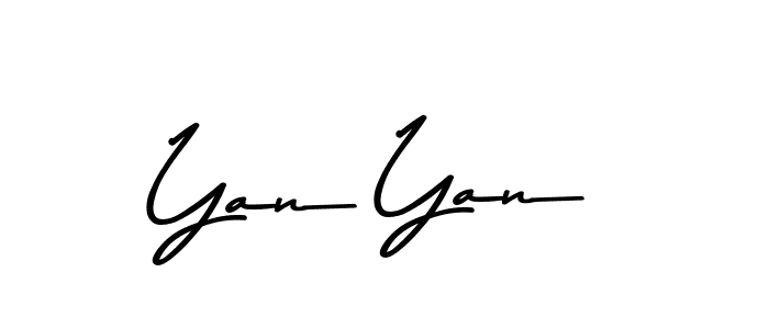 Use a signature maker to create a handwritten signature online. With this signature software, you can design (Asem Kandis PERSONAL USE) your own signature for name Yan Yan. Yan Yan signature style 9 images and pictures png