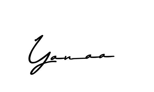 Design your own signature with our free online signature maker. With this signature software, you can create a handwritten (Asem Kandis PERSONAL USE) signature for name Yanaa. Yanaa signature style 9 images and pictures png