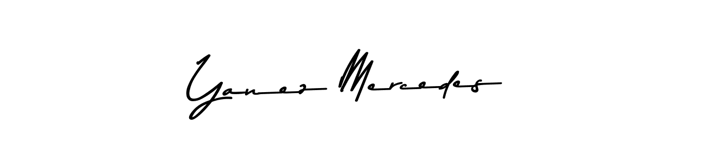if you are searching for the best signature style for your name Yanez Mercedes. so please give up your signature search. here we have designed multiple signature styles  using Asem Kandis PERSONAL USE. Yanez Mercedes signature style 9 images and pictures png