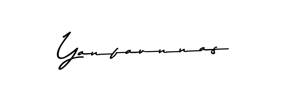 This is the best signature style for the Yanfaunnas name. Also you like these signature font (Asem Kandis PERSONAL USE). Mix name signature. Yanfaunnas signature style 9 images and pictures png