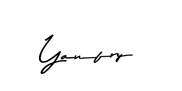 Similarly Asem Kandis PERSONAL USE is the best handwritten signature design. Signature creator online .You can use it as an online autograph creator for name Yanfry. Yanfry signature style 9 images and pictures png
