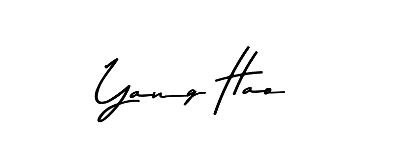 The best way (Asem Kandis PERSONAL USE) to make a short signature is to pick only two or three words in your name. The name Yang Hao include a total of six letters. For converting this name. Yang Hao signature style 9 images and pictures png