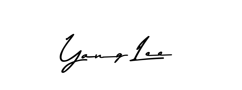 Yang Lee stylish signature style. Best Handwritten Sign (Asem Kandis PERSONAL USE) for my name. Handwritten Signature Collection Ideas for my name Yang Lee. Yang Lee signature style 9 images and pictures png