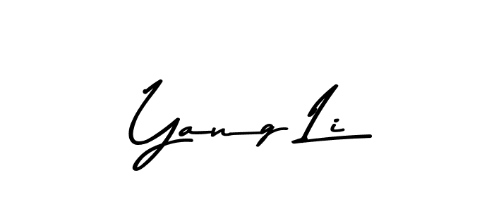 You should practise on your own different ways (Asem Kandis PERSONAL USE) to write your name (Yang Li) in signature. don't let someone else do it for you. Yang Li signature style 9 images and pictures png
