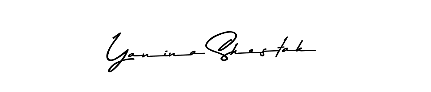 Also we have Yanina Shestak name is the best signature style. Create professional handwritten signature collection using Asem Kandis PERSONAL USE autograph style. Yanina Shestak signature style 9 images and pictures png
