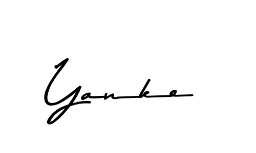 Yanke stylish signature style. Best Handwritten Sign (Asem Kandis PERSONAL USE) for my name. Handwritten Signature Collection Ideas for my name Yanke. Yanke signature style 9 images and pictures png