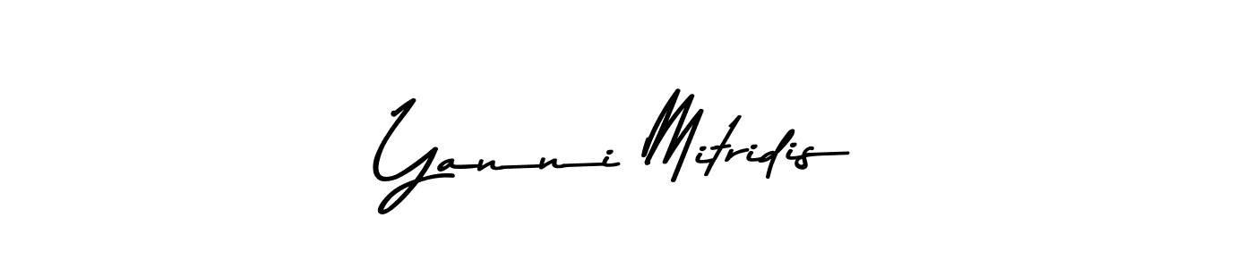 You should practise on your own different ways (Asem Kandis PERSONAL USE) to write your name (Yanni Mitridis) in signature. don't let someone else do it for you. Yanni Mitridis signature style 9 images and pictures png