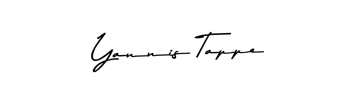 The best way (Asem Kandis PERSONAL USE) to make a short signature is to pick only two or three words in your name. The name Yannis Tappe include a total of six letters. For converting this name. Yannis Tappe signature style 9 images and pictures png